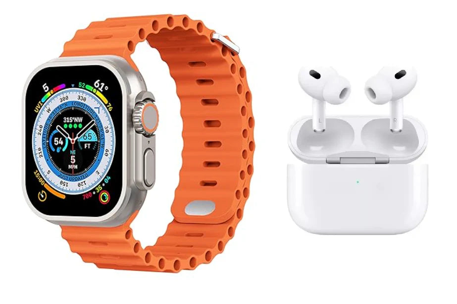 Combo Reloj Ultra 8 + Audifonos i12